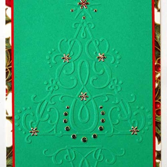 Cuttlebug Anna Griffin CALLIGRAPHIC TREE embossing folder & border set - Picture 4 of 4